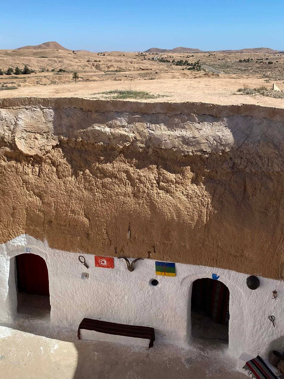 Maisons troglodytes de Matmata en Tunisie